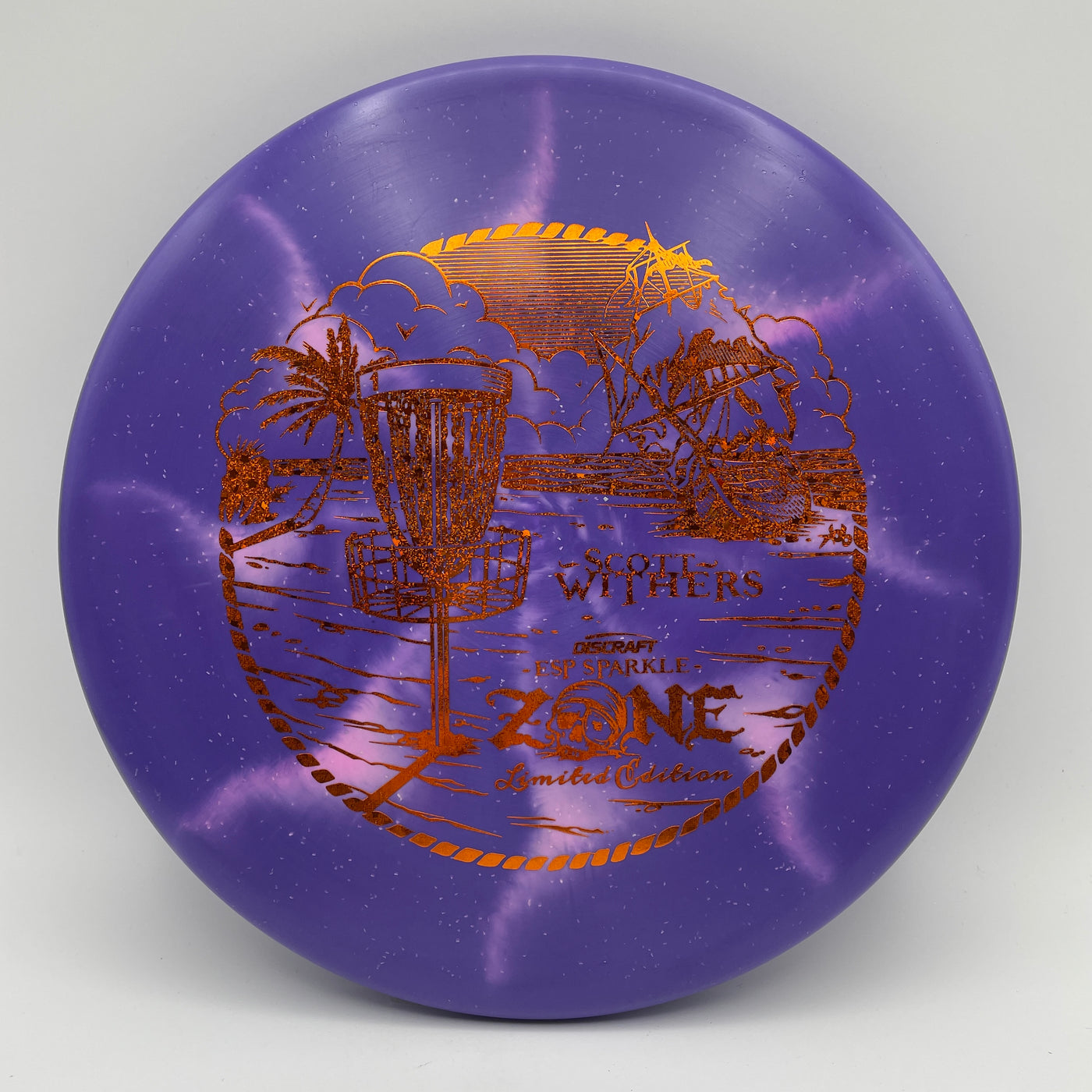 Scott Withers ESP Sparkle Zone - Orange Hidden Stars Stamp