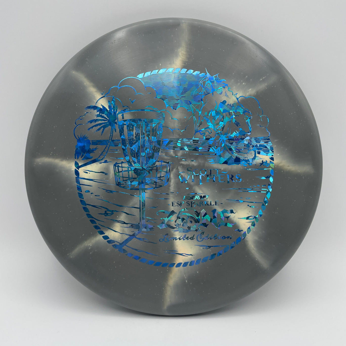 Scott Withers ESP Sparkle Zone - Light Blue Shatter Stamp