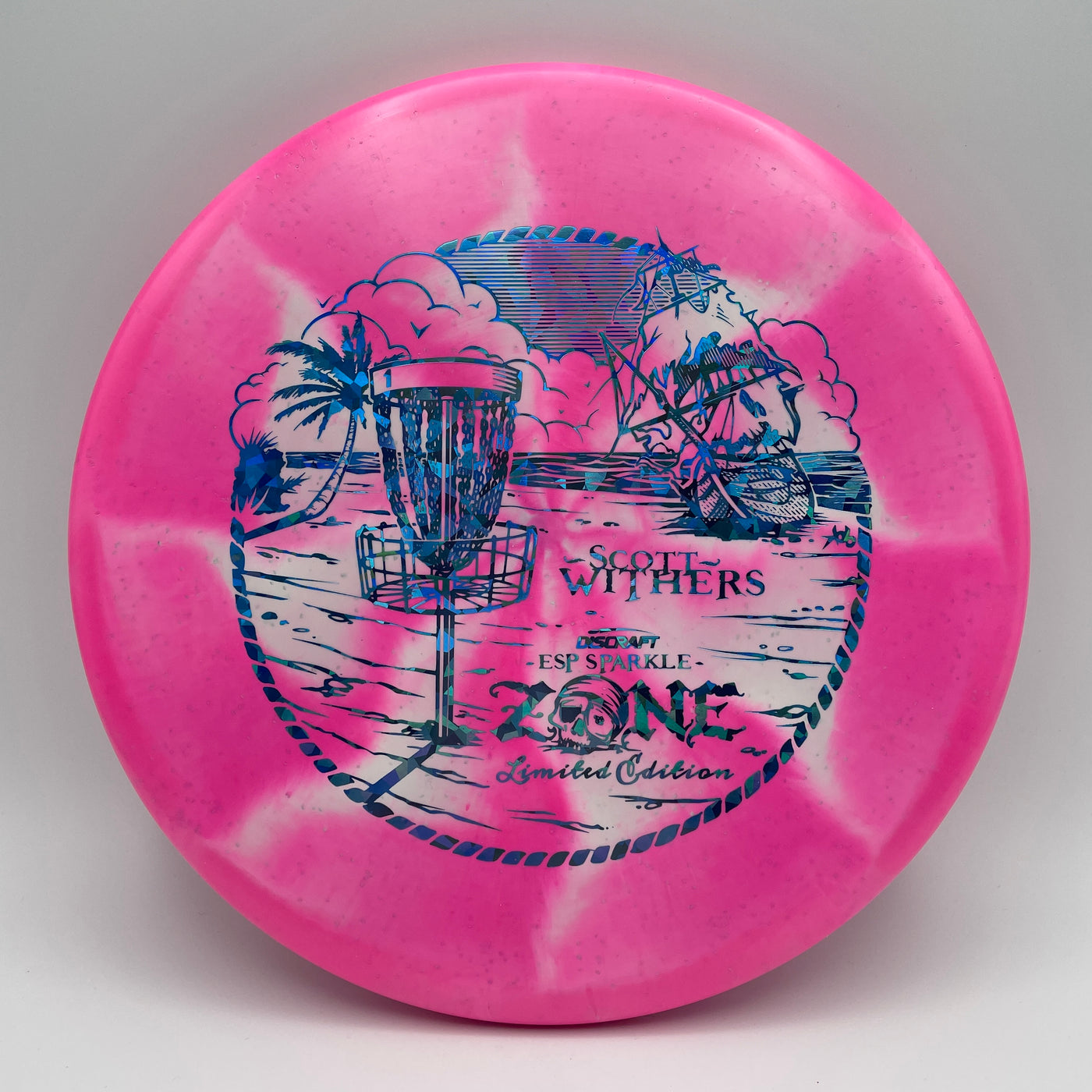 Scott Withers ESP Sparkle Zone - Light Blue Shatter Stamp