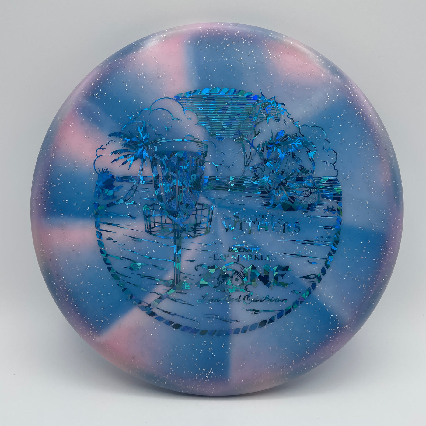 Scott Withers ESP Sparkle Zone - Light Blue Shatter Stamp