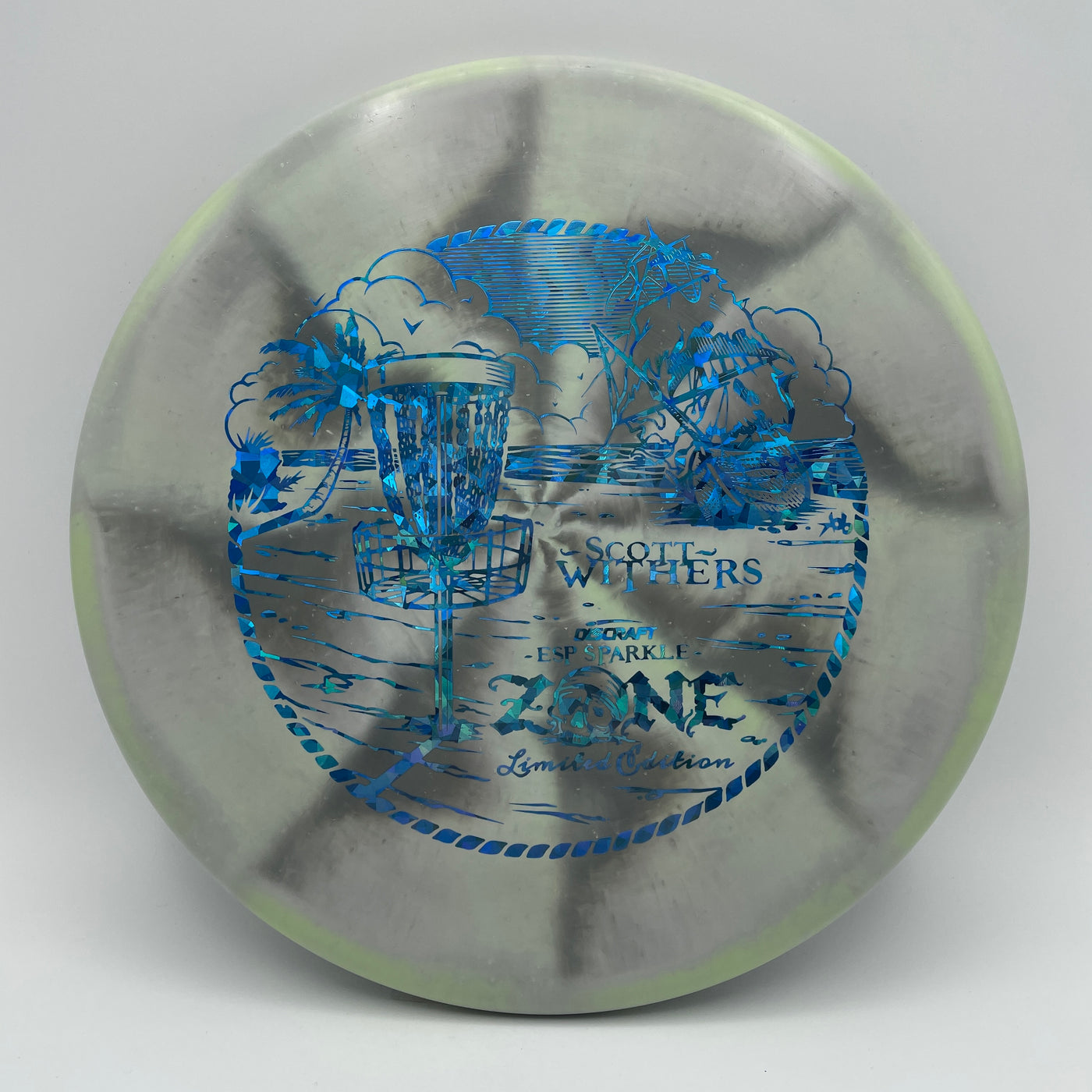 Scott Withers ESP Sparkle Zone - Light Blue Shatter Stamp