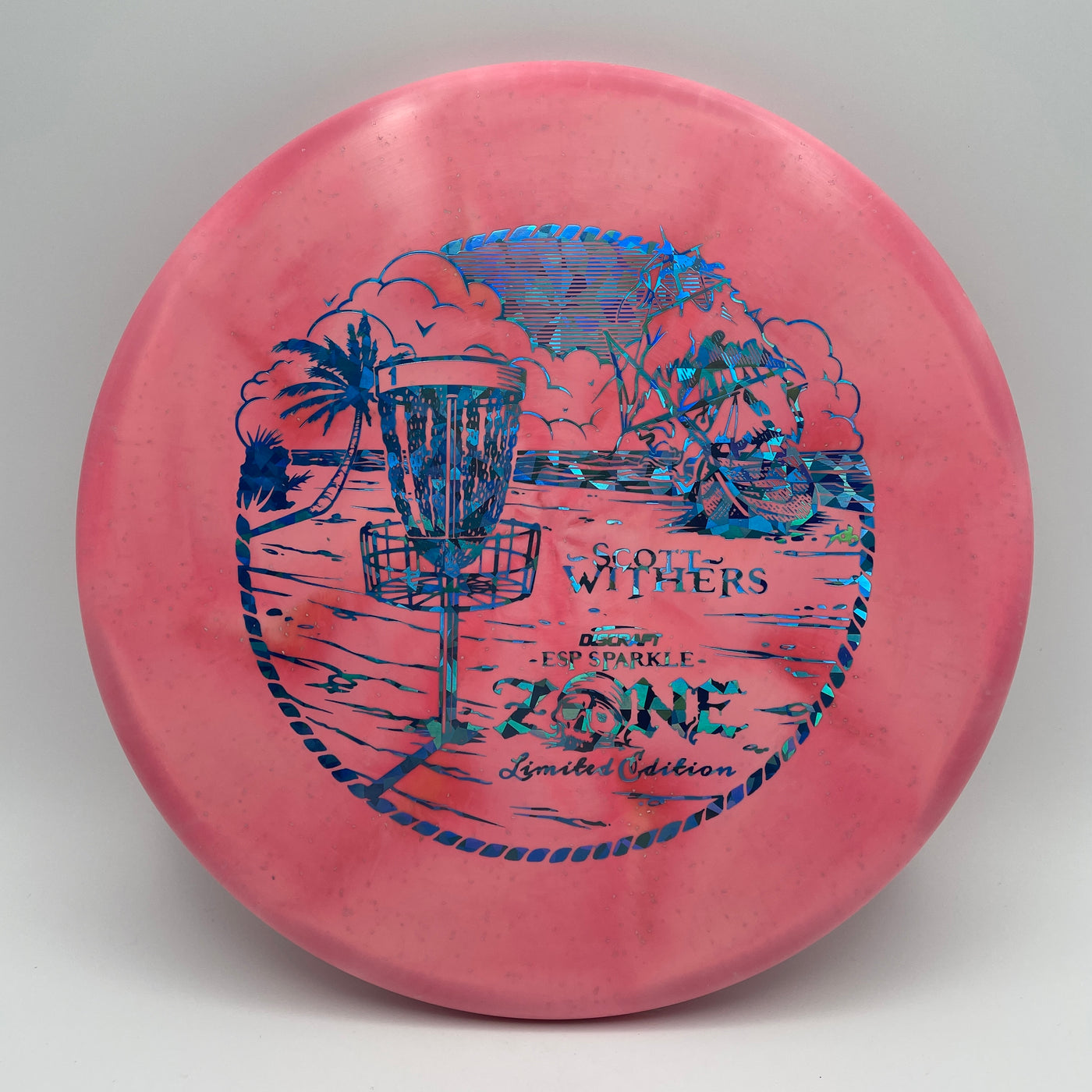 Scott Withers ESP Sparkle Zone - Light Blue Shatter Stamp