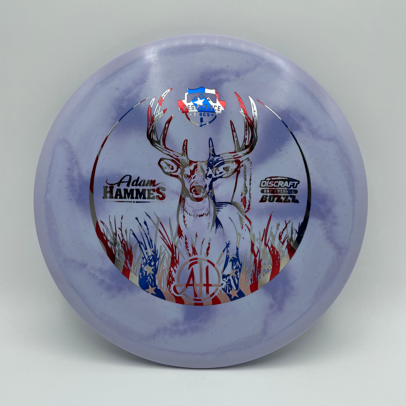 Adam Hammes ESP Sparkle Buzzz - 175-176g Flag