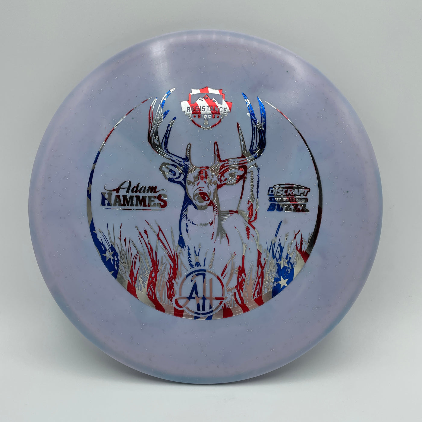 Adam Hammes ESP Sparkle Buzzz - 175-176g Flag