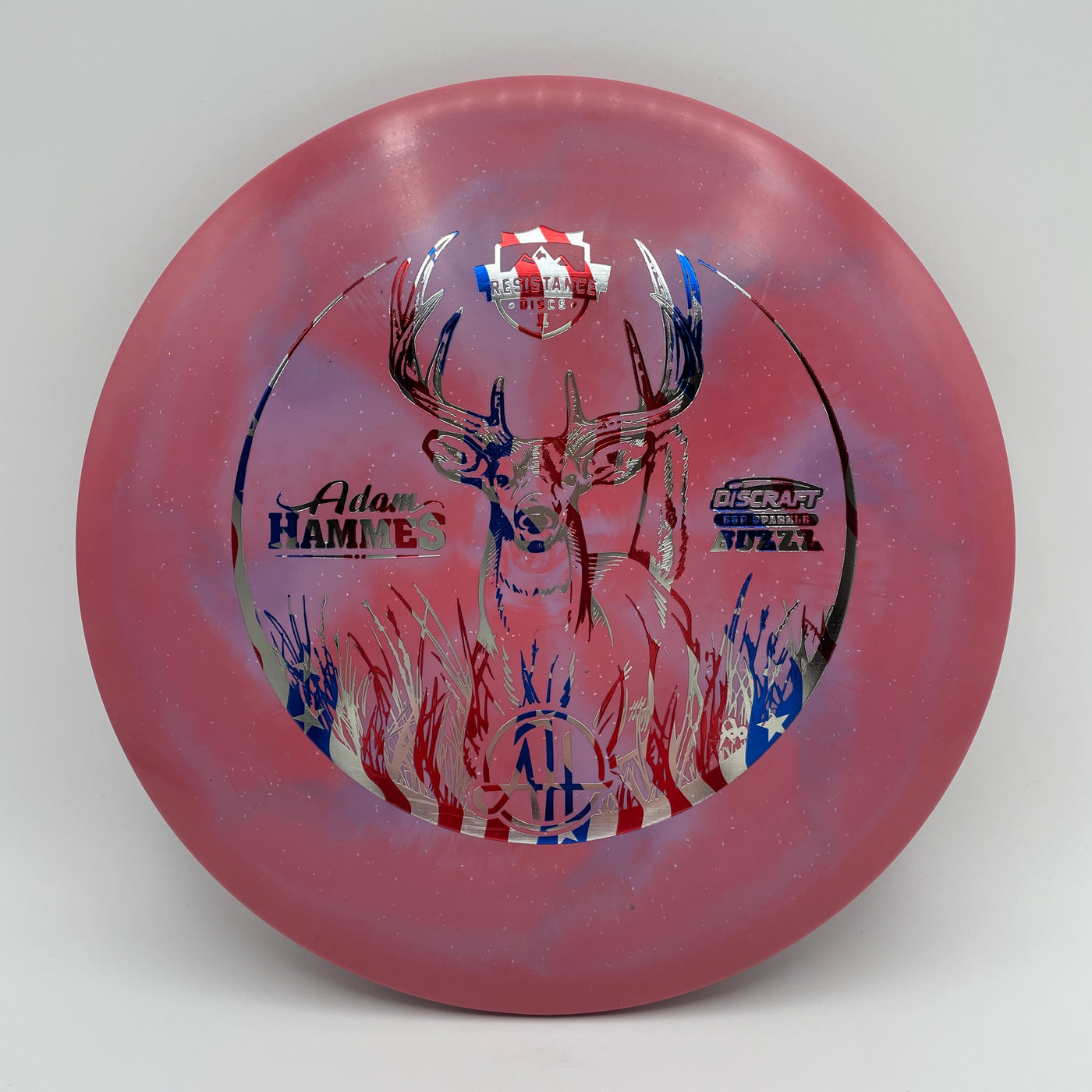 Adam Hammes ESP Sparkle Buzzz - 175-176g Flag